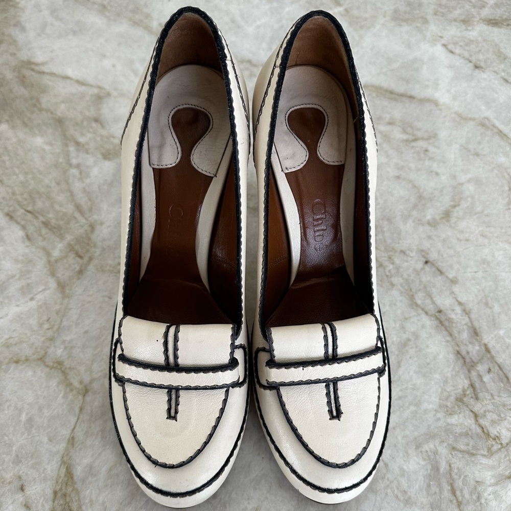 Chloe heeled loafer